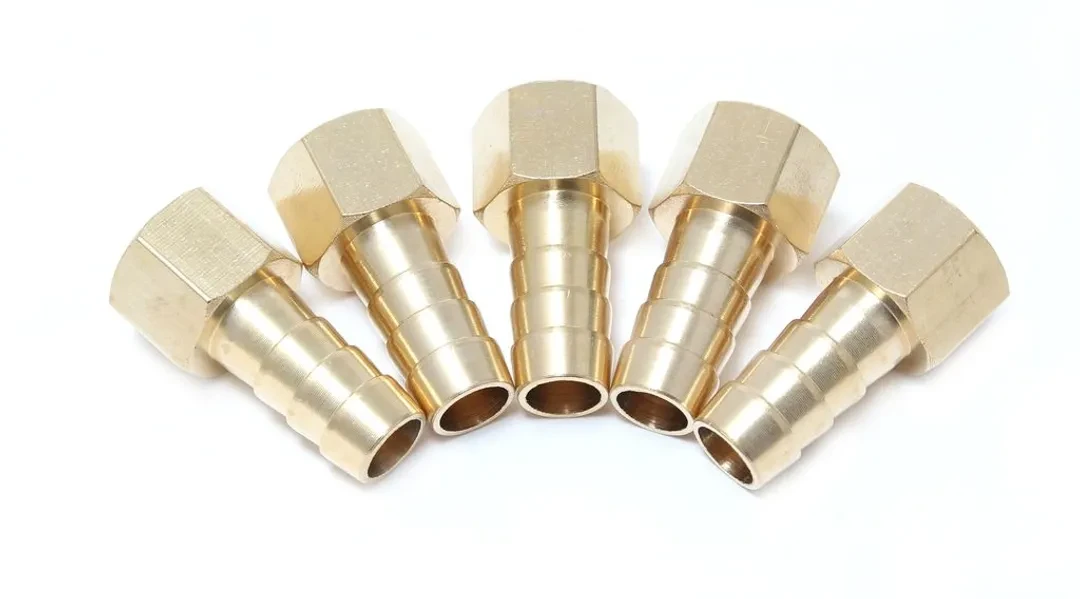 Штуцер пневматический внутр. резьба 1/4''- ''елочка''8мм, к-т 5шт.