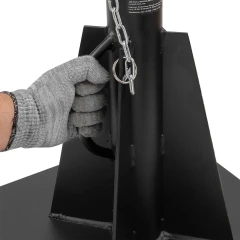 Подставка ремонтная механическая со стопорной опорой 10т (h min 655мм, h max 1087мм)