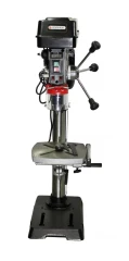 Станок сверлильный настольный(220В,50Гц,550Вт,450-2580об/мин,Øсверла 3-16мм,ход 80мм,стол 0-45°,240х240мм,Øстойки 65мм,общ.высота 950мм)