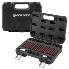 Набор бит с битодержателями ''Premium'', 40пр. (10мм)(75/30мм: T20-T55,H4-H12,M5-M12) в пластиковом кейсе