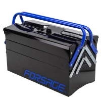 Ящик металлический складной 5-и секционный (200х245х500мм, 45х95х450мм-4 секции, 110х200х450мм-1 секция)