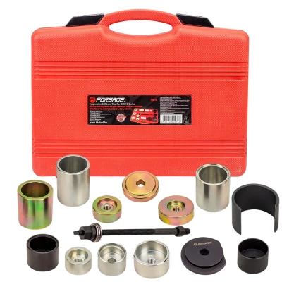 Набор инструментов для замены сайлентблоков BMW 14пр.(E36/46, E38/39, E60/61, E31, E90/91), в кейсе