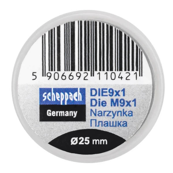 Плашка M9x1/Ф25