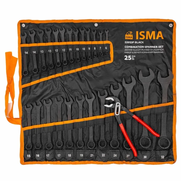 Набор ключей комбинированных и рожковых 25пр.