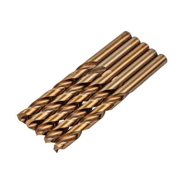 Сверло по металлу 12мм HSS+Co (5шт), в пластиковом футляре