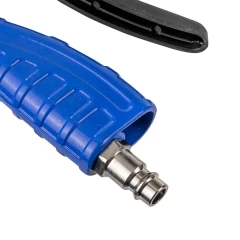 Пневмопистолет для гравитекса с распылителем + гибкий шланг 600мм(внутр. Øсопла 5мм,рабоч.давление 2-8бар,max давление 10бар,350 л/мин, штуцер 1/4'')