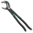 Пассатижи переставные сантехнические Cr-V 12''-300мм, на пластиковом держателе