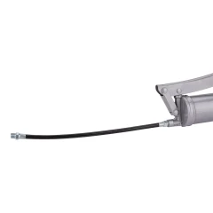 Шприц ручной для нагнетания густой смазки 400мл, в комплекте с жестким и гибким наконечниками