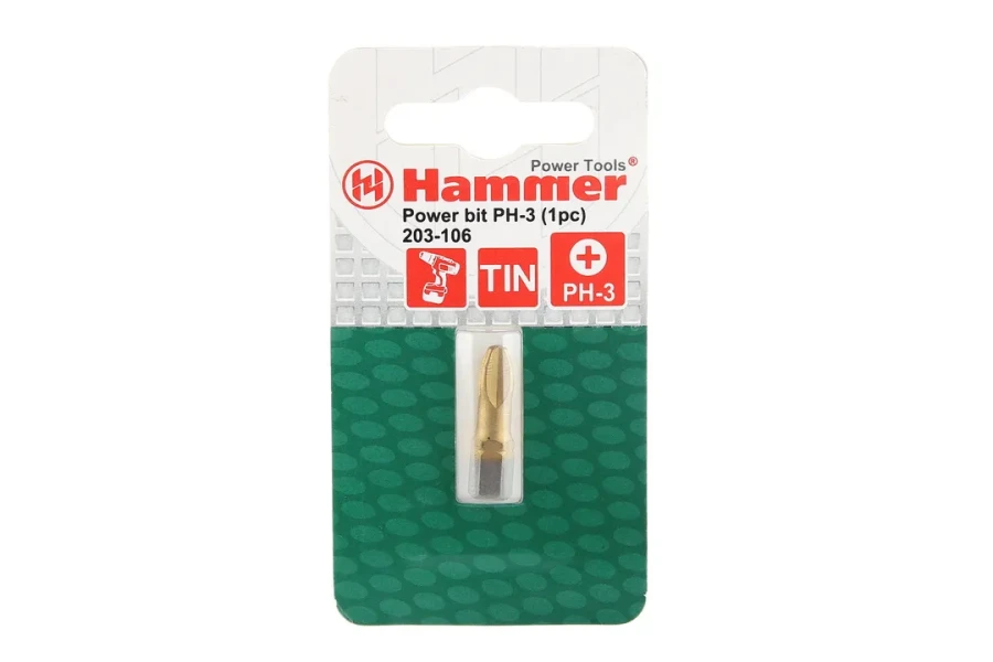 36727 Бита Hammer Flex 203-106 PB PH-3 25mm (1pc) TIN, 1шт.
