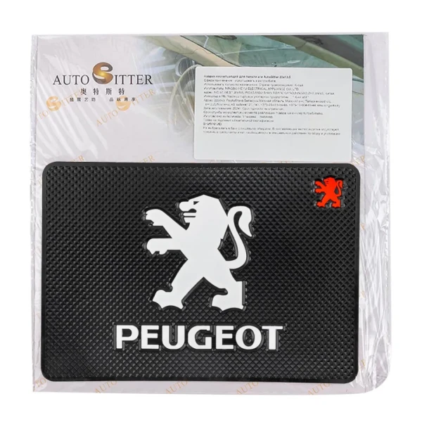 Коврик нескользящий д/панели Medium PEUGEOT (20*13,5см)