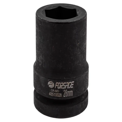 Головка ударная глубокая 28мм (6гр.), 1''