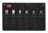 Набор съемников стопорных колец, 6пр(L-185ммх4шт,L-225ммх2шт), на полотне