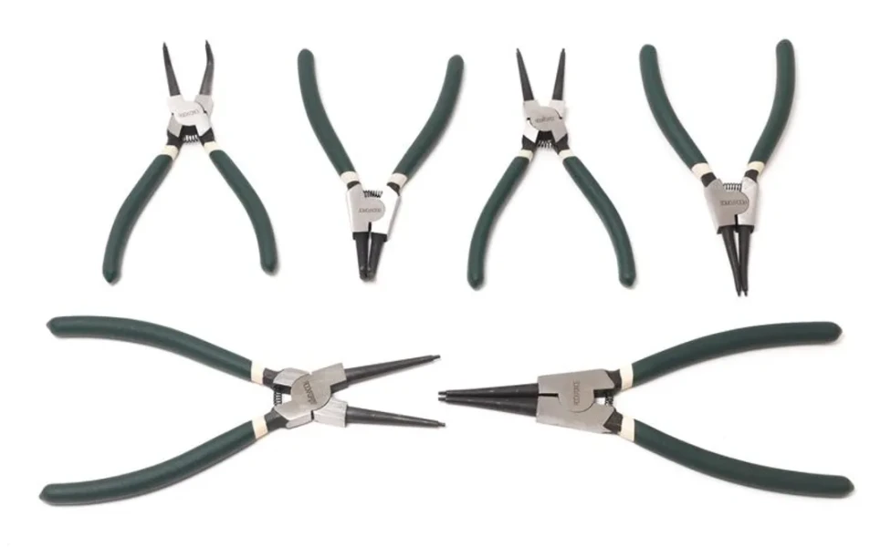 Набор съемников стопорных колец, 6пр(L-185ммх4шт,L-225ммх2шт), на полотне