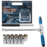 Набор инструментов с Т-образной трещоткой,17 пр.1/2''(6гр.)(8,10,12-17,19,21,22,24мм)