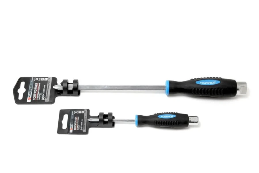 Отвертка крестовая силовая магнитная ''Profi''S2 PH3.0х150мм, на пластиковом держателе