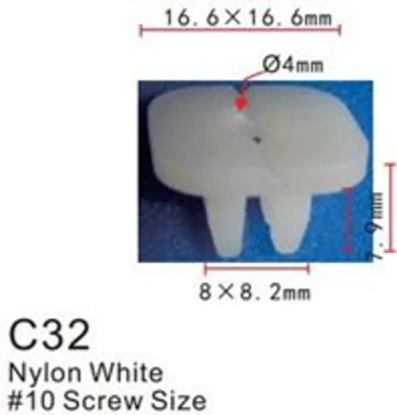 Клипса для крепления внутренней обшивки а/м Хонда пластиковая (100шт/уп.)