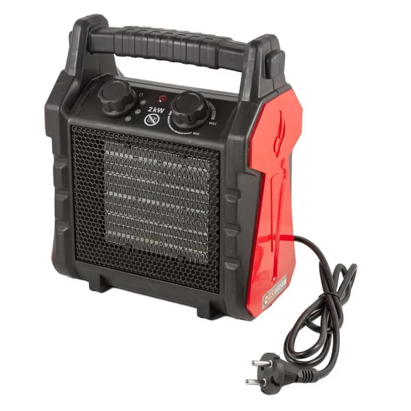 Пушка тепловая электрическая (2000Вт,220В,50Гц,3 режима нагрева:20/1000/2000Вт,площадь обогрева-30м2,защита от перегрева,встроенный термостат)