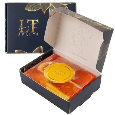 Мыло(+ уп)твердое ручной работы с добавлением эфирных масел ''Апероль шприц''