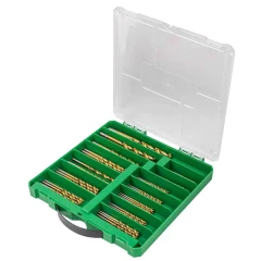 Набор сверл по металлу,93пр.(3.2-20шт,2,2.5,3-по10шт,3.5,4-по 8 шт,4.5-5шт,5,5.5,6,6.5-по 4шт,8-3шт,10-2шт)в кейсе