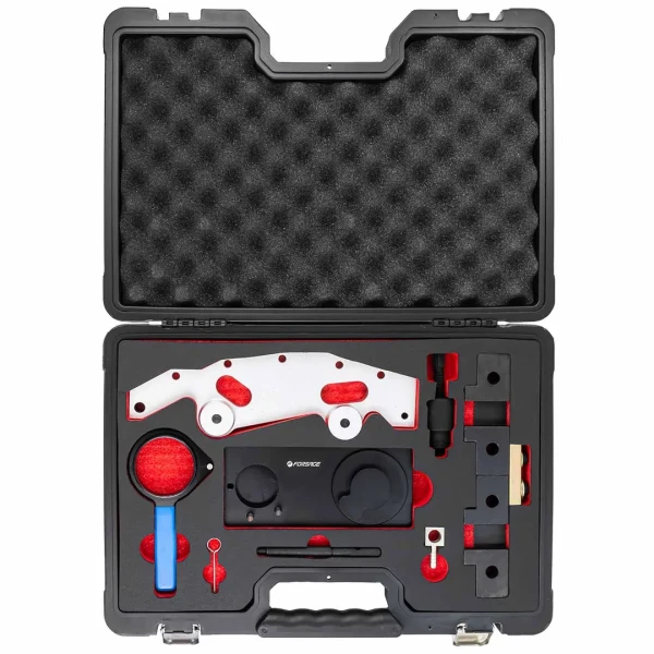 Набор фиксаторов для обслуживания двигателей BMW (M52TU, M54, M56, M42, M44, M50, M52TU, M56, S50US, S52US), в кейсе Premium