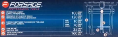 Съемник подшипников двухзахватный с фиксацией (диапазон захвата 11-80мм)