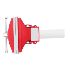 Тиски стальные поворотные с наковальней 8''-200мм