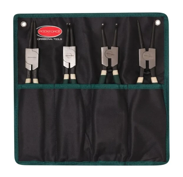 Набор съемников стопорных колец, 4пр(L-280мм), на полотне