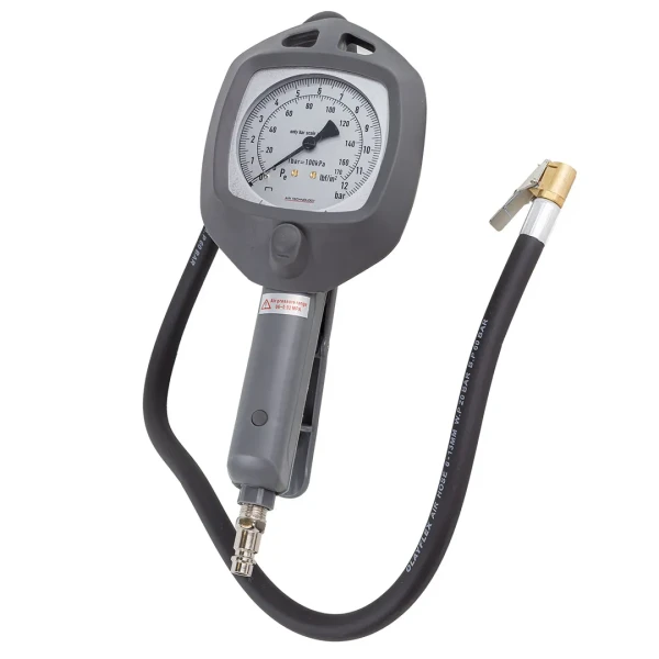 Пистолет для подкачки шин с манометром и шлангом 0,8м(0-12bar)