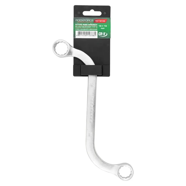 Ключ накидной S-образный 18х19мм,