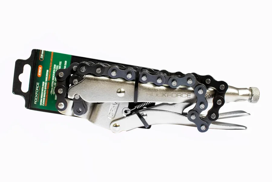 Съемник масляного фильтра цепной с фиксацией (Ø 120мм)