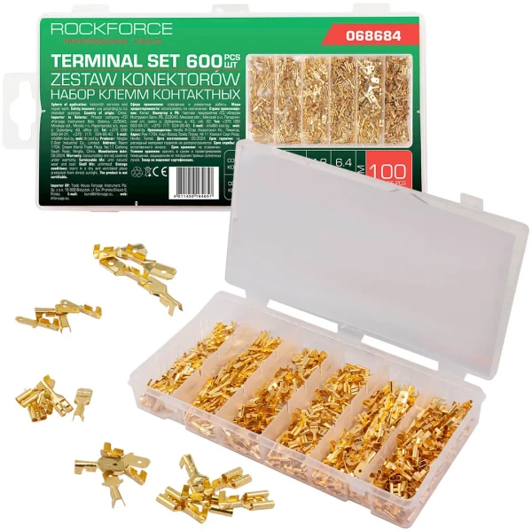 Набор клемм контактных 600шт.