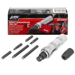 Отвертка ударная с набором бит и адаптером 8пр.