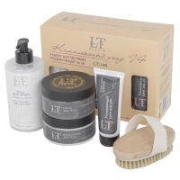 Набор косметики ''Комплексный уход''(гель для душа,крем-баттер,скраб,крем для рук,щетка для сухого массажа)