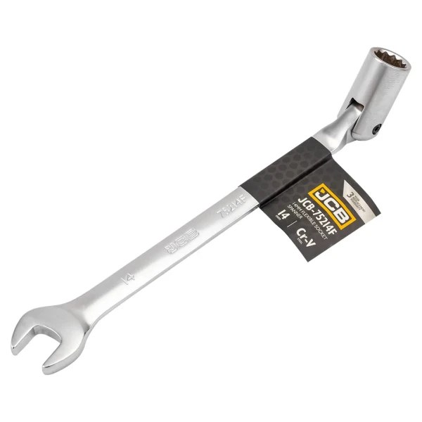 Ключ рожково-торцевой шарнирный 14мм