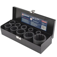 Набор головок ударных 3/4''10пр. (12гр.) (17,19,22,24,27,30,32,36,41,46мм)