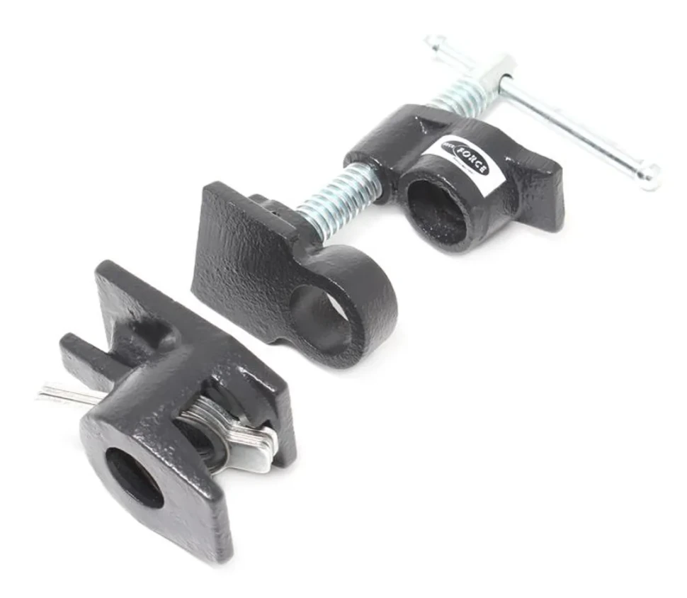 Струбцина винтовая трубная с фиксацией 1/2''
