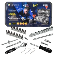 Набор инструментов 46пр. 1/4''(6гр.)