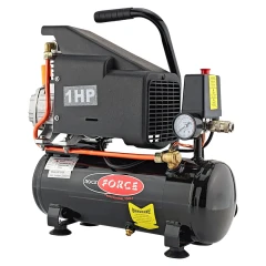 Компрессор поршневой масляный с прямым приводом (220В,0.75кВт,2850 об/мин,ресивер 9л,8бар,124л/м)