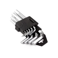 Набор ключей 6-гранных Г-образных, 9пр.(1.5,2,2.5,3,4,5,6,8,10мм),в блистере