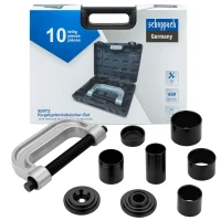 Набор инструментов для снятия и установки шаровых опор, подшипников, сайлентблоков 10пр.