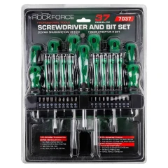 Отвертки в комплекте с битами, набор 37пр.