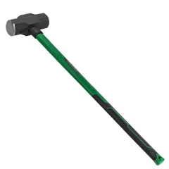 Кувалда с фиберглассовой ручкой и резиновой противоскользящей накладкой (6350г,L ручки-800мм)
