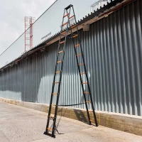 Стремянка телескопическая алюм. бытовая 5м (13+13 ступ.)