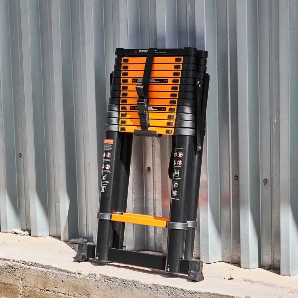 Стремянка телескопическая алюм. бытовая 5м (13+13 ступ.)