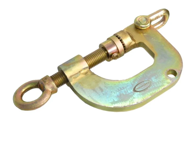 Захват для кузовных работ ''струбцина''двухфункциональный (поперечное усилие 1т, продольное 3т)