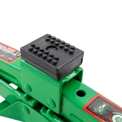 Домкрат механический ''ромб''1,5т с резиновой накладкой (h min 104мм, h max 385мм, L-415мм)