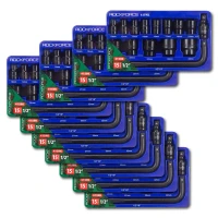 ( 10 K-T ) Набор головок ударных 15пр. 1/2''(6-гр.) (10,12, 13, 14, 15, 17, 19, 21, 22, 24, 27, 30, 32мм) в ложементе