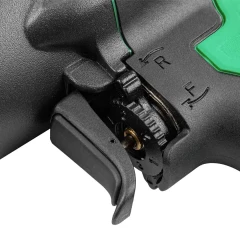 Пневмогайковерт ударный''Twin Hammer''с регулировкой усилия в облегченном корпусе 1/2''+набор головок(17,19,21мм,1450Hм,7000об/мин,6.3bar,198л/мин,вес2кг