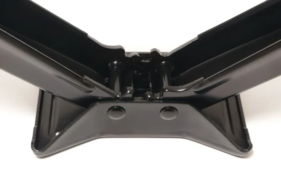 Домкрат механический ''ромб''2т с резиновой накладкой(H min 115мм, H max 405мм, длина в слож. виде 400мм) в водоотталк.чехле с трещот.рукояткой 335мм