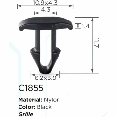 Клипса для крепления внутренней обшивки а/м Тойота пластиковая (100шт/уп.)